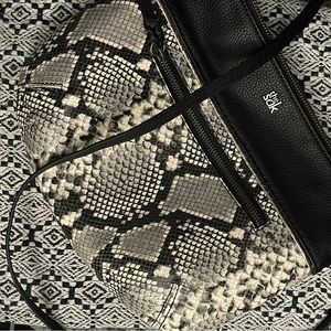 Snake skin cross body